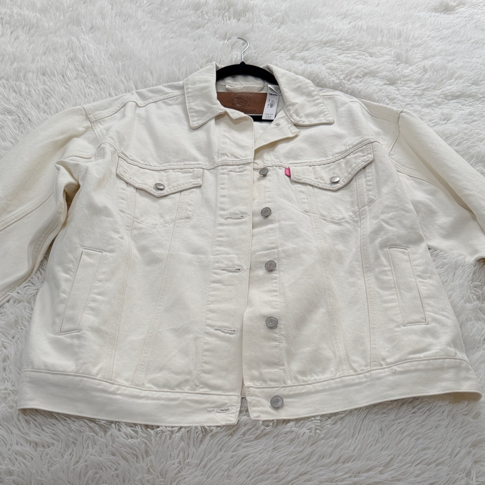 DENIM BY PINK OVERSIZED TRUCKER JACKET